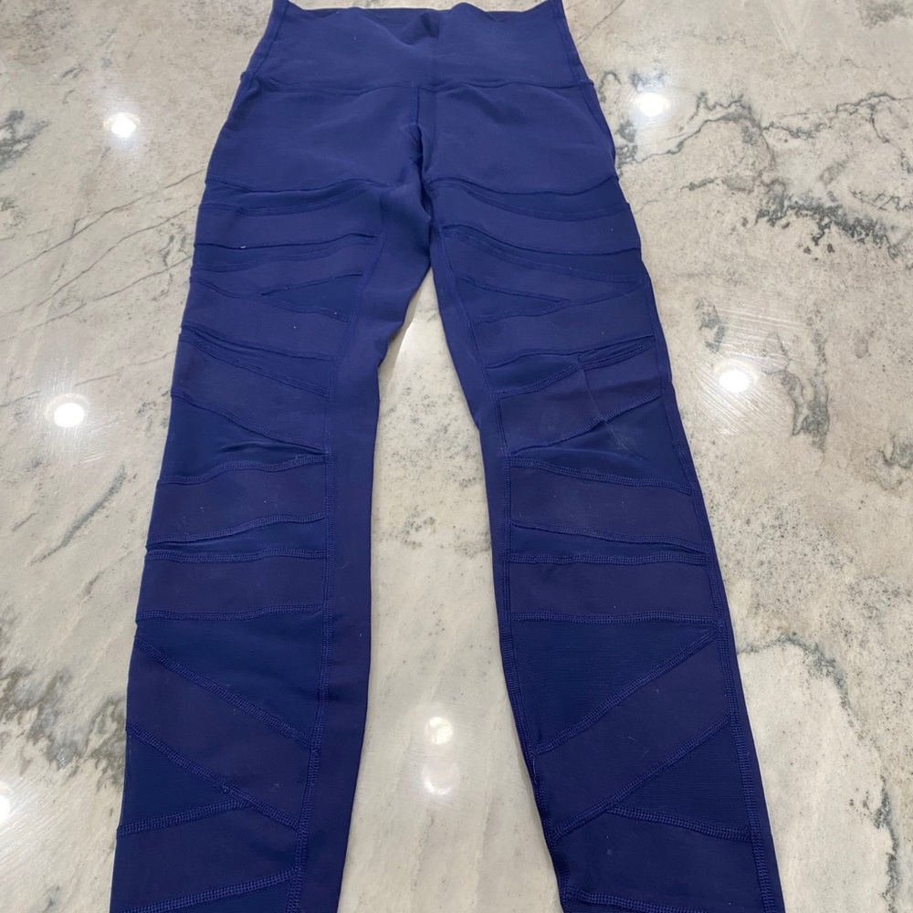 Lululemon Tech Mesh Wunder Under Leggings Sz 4